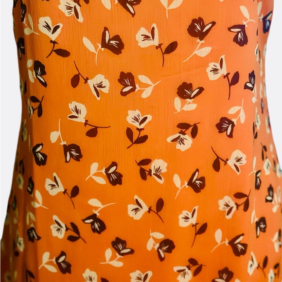 NWOT Coral Mini dress Mi Ami by Francesca’s keyhole button back flower print Sm - Picture 3 of 10